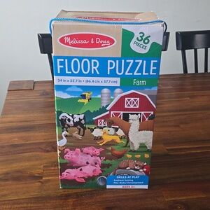 Melissa & Doug Farm Floor Puzzle
